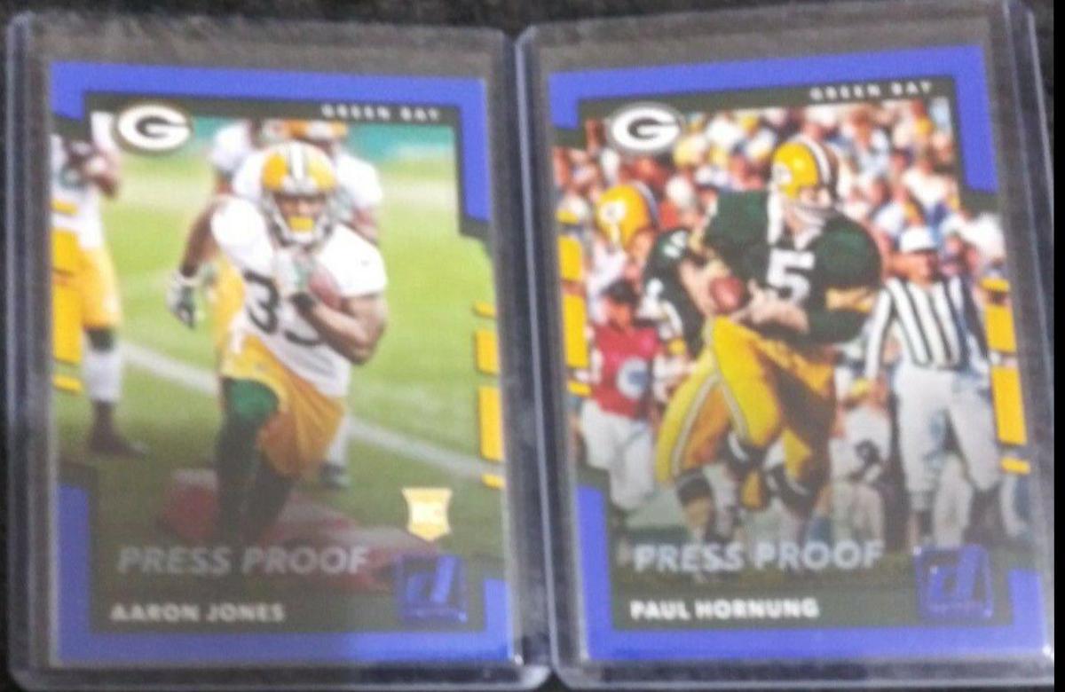 Aaron Jones [Blue Press Proof] #385