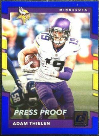 Adam Thielen [Blue Press Proof] #111