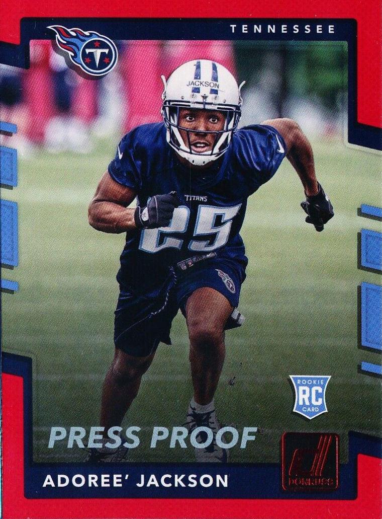 Adoree' Jackson [Red Press Proof] #398
