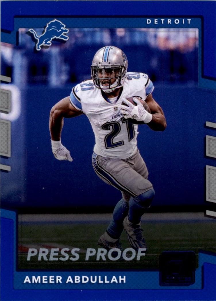 Ameer Abdullah [Blue Press Proof] #178