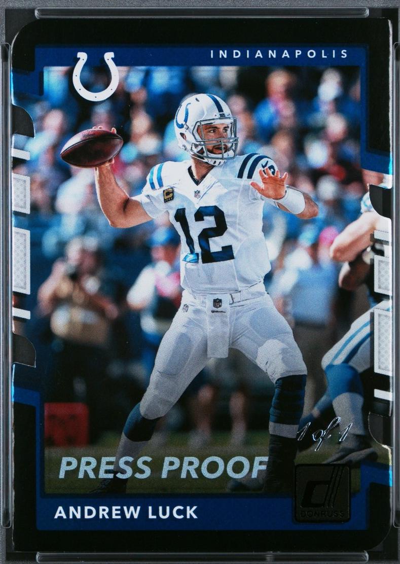 Andrew Luck [Black Press Proof] #160