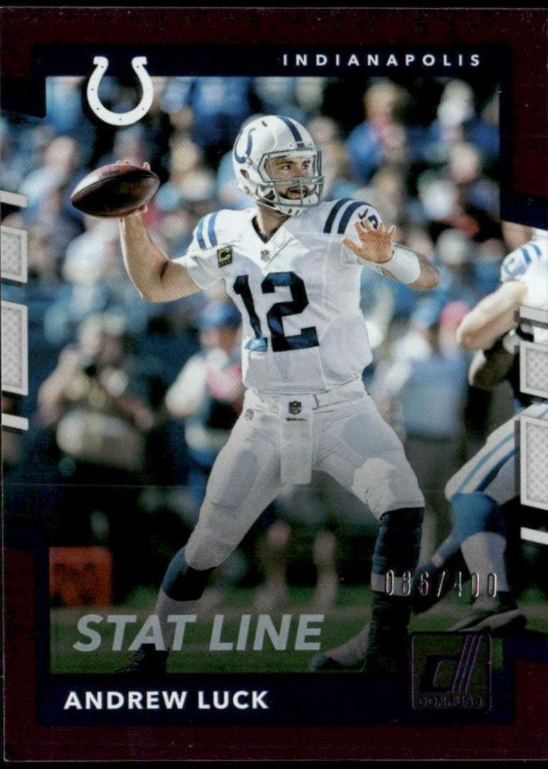 Andrew Luck [Season Stat Line Press Proof] #160