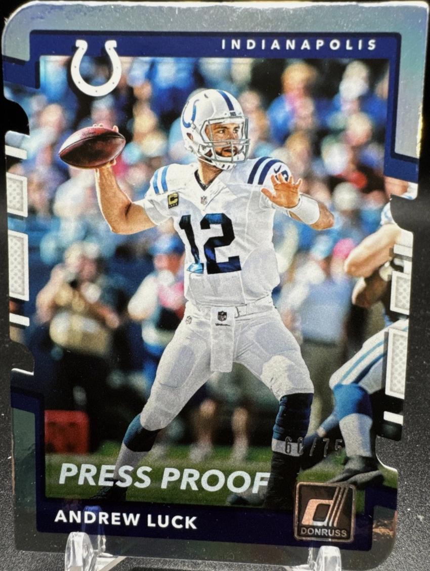 Andrew Luck [Silver Die Cut Press Proof] #160