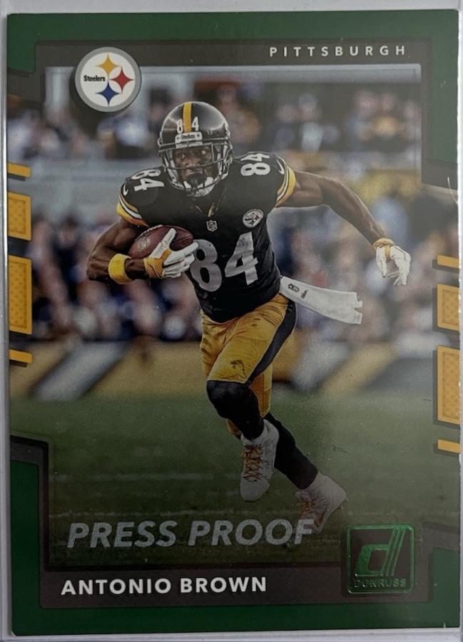 Antonio Brown [Green Press Proof] #18