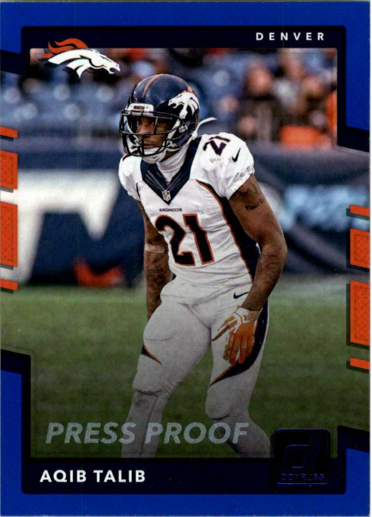 Aqib Talib [Blue Press Proof] #59
