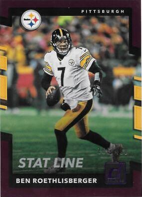 Ben Roethlisberger [Season Stat Line Press Proof] #34