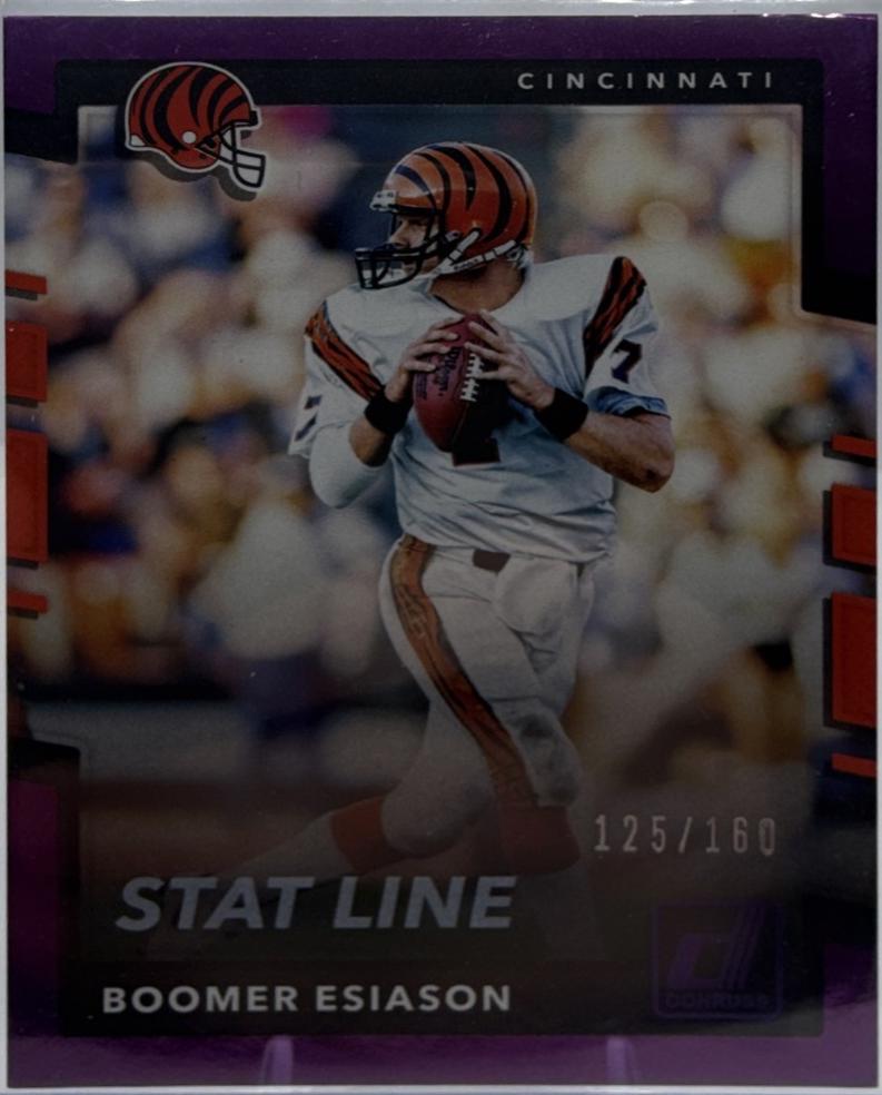 Boomer Esiason [Season Stat Line Press Proof] #167