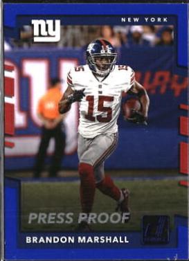 Brandon Marshall [Blue Press Proof] #168