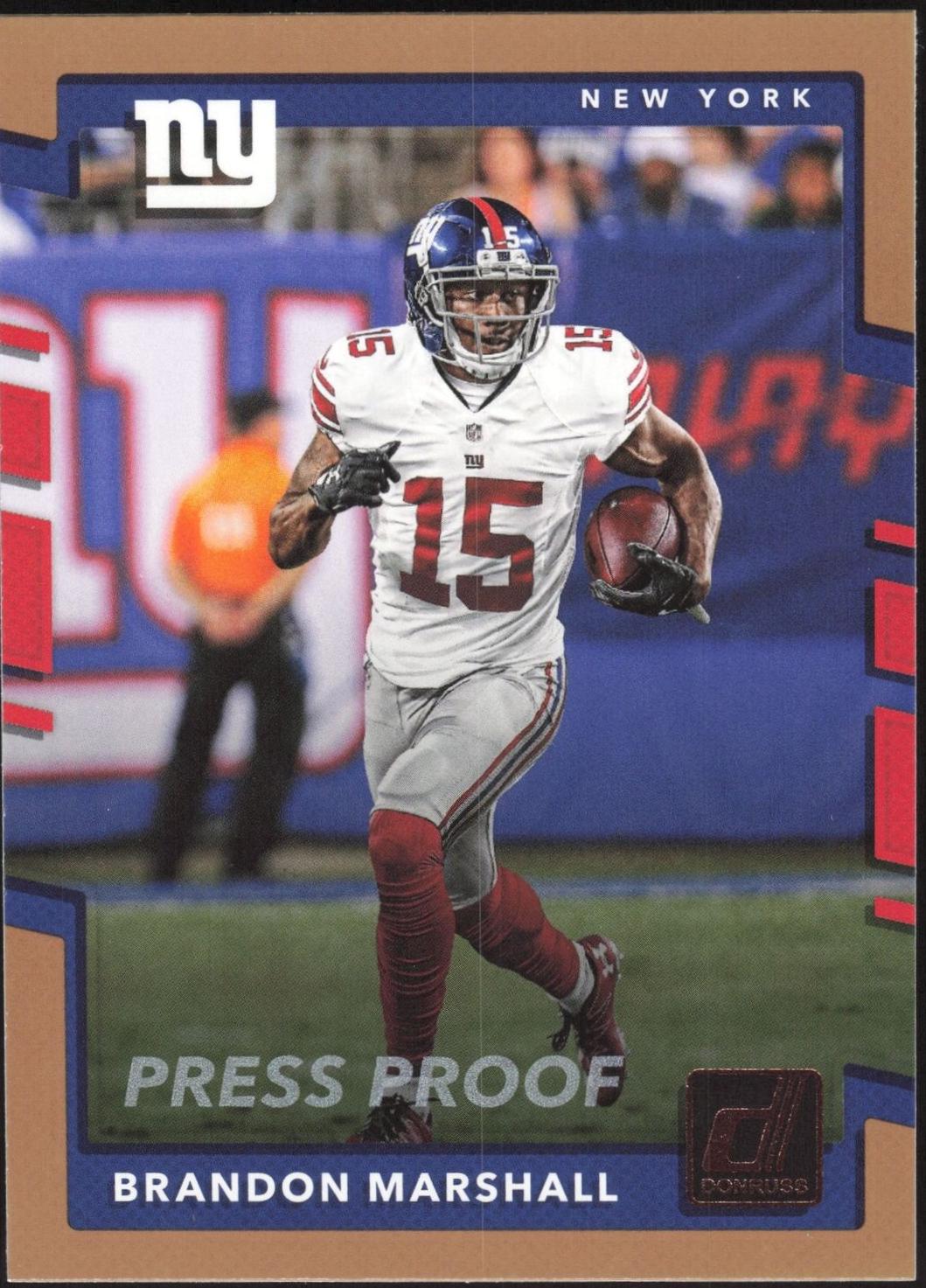 Brandon Marshall [Bronze Press Proof] #168