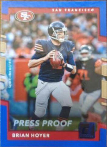 Brian Hoyer [Blue Press Proof] #233