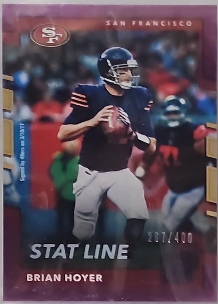 Brian Hoyer [Season Stat Line Press Proof] #233