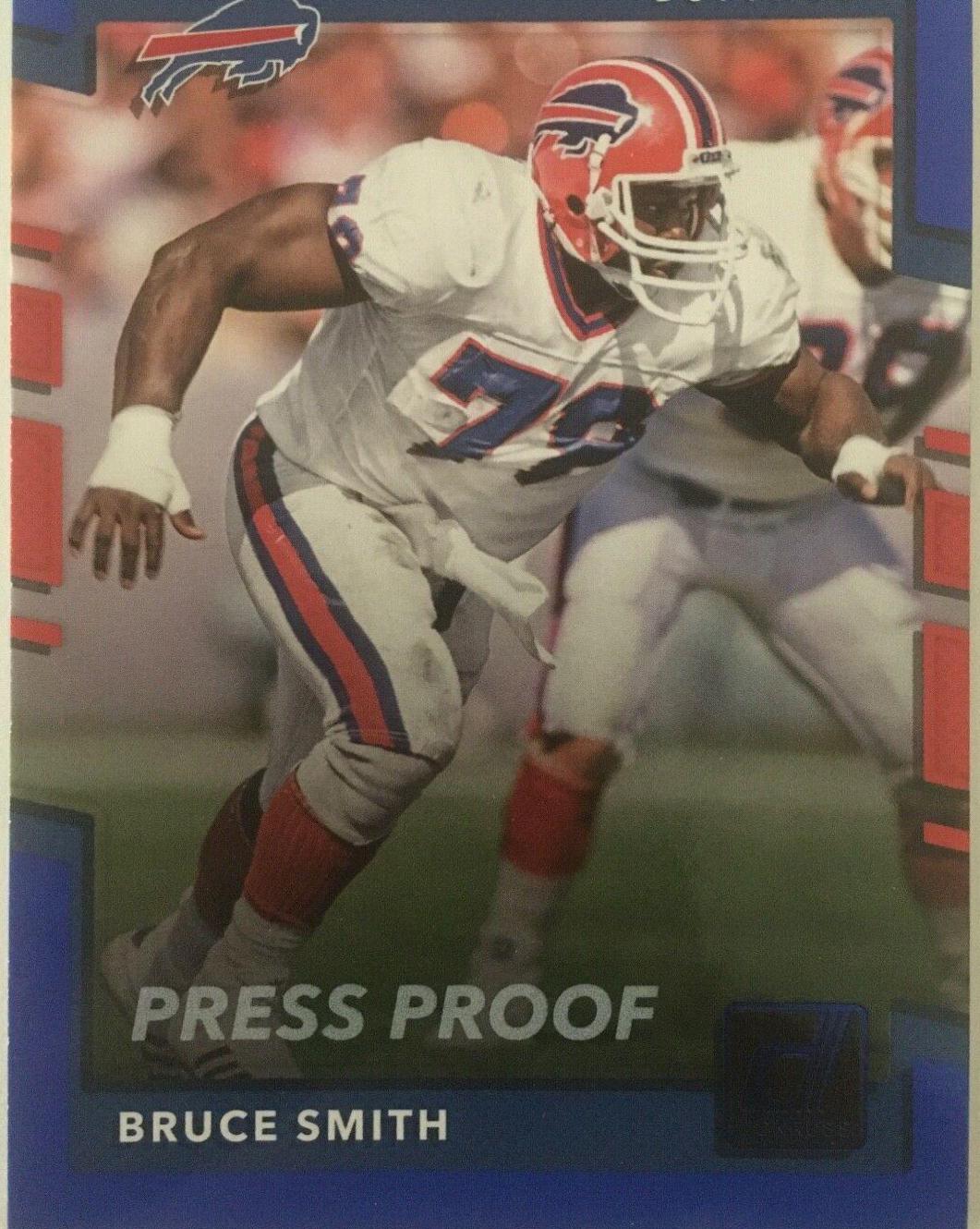 Bruce Smith [Blue Press Proof] #32
