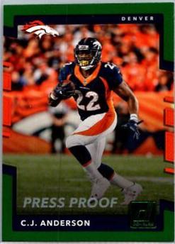 C.J. Anderson [Green Press Proof] #5