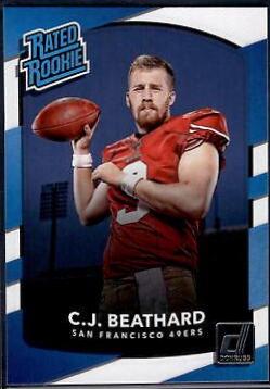 C.J. Beathard [Green Press Proof] #320