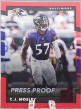 C.J. Mosley [Red Press Proof] #189