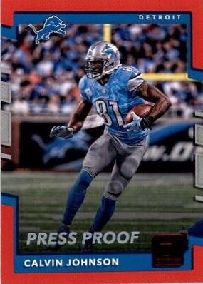 Calvin Johnson [Red Press Proof] #31