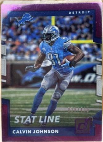 Calvin Johnson [Season Stat Line Press Proof] #31
