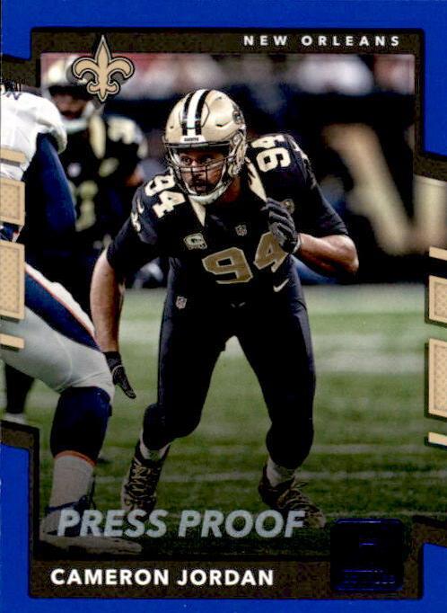 Cameron Jordan [Blue Press Proof] #150