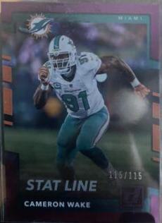 Cameron Wake [Season Stat Line Press Proof] #85