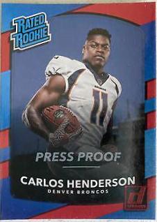 Carlos Henderson [Red Press Proof] #336