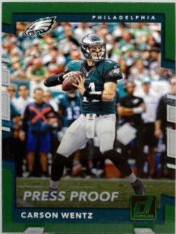 Carson Wentz [Green Press Proof] #79