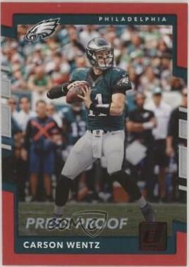Carson Wentz [Red Press Proof] #79