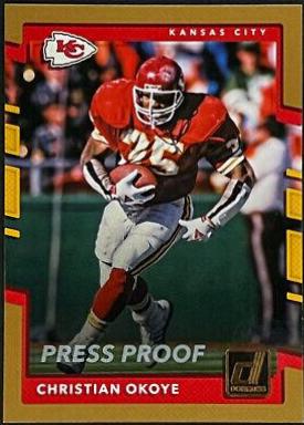 Christian Okoye [Bronze Press Proof] #98