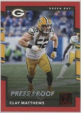 Clay Matthews [Red Press Proof] #103