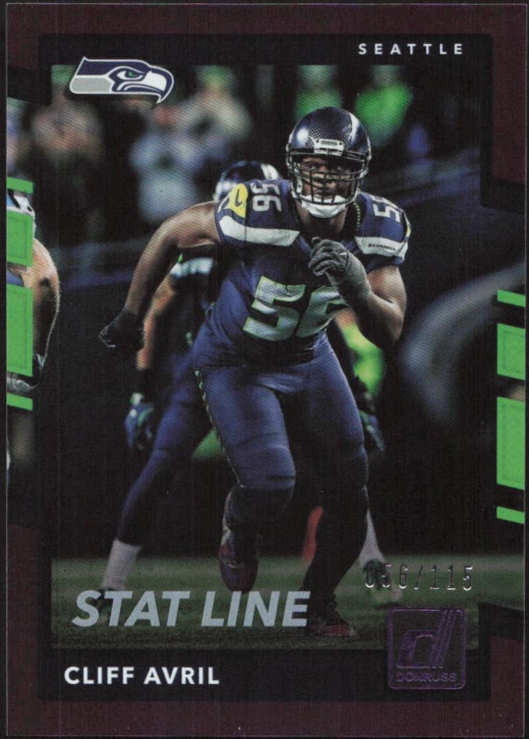 Cliff Avril [Season Stat Line Press Proof] #264