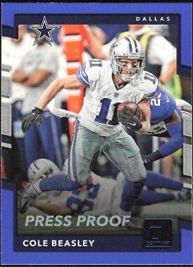 Cole Beasley [Blue Press Proof] #175