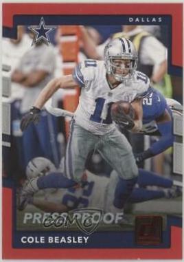 Cole Beasley [Red Press Proof] #175