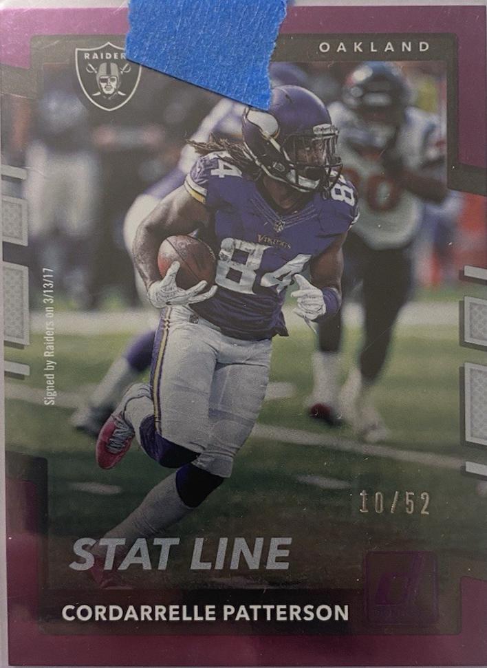 Cordarrelle Patterson [Season Stat Line Press Proof] #102