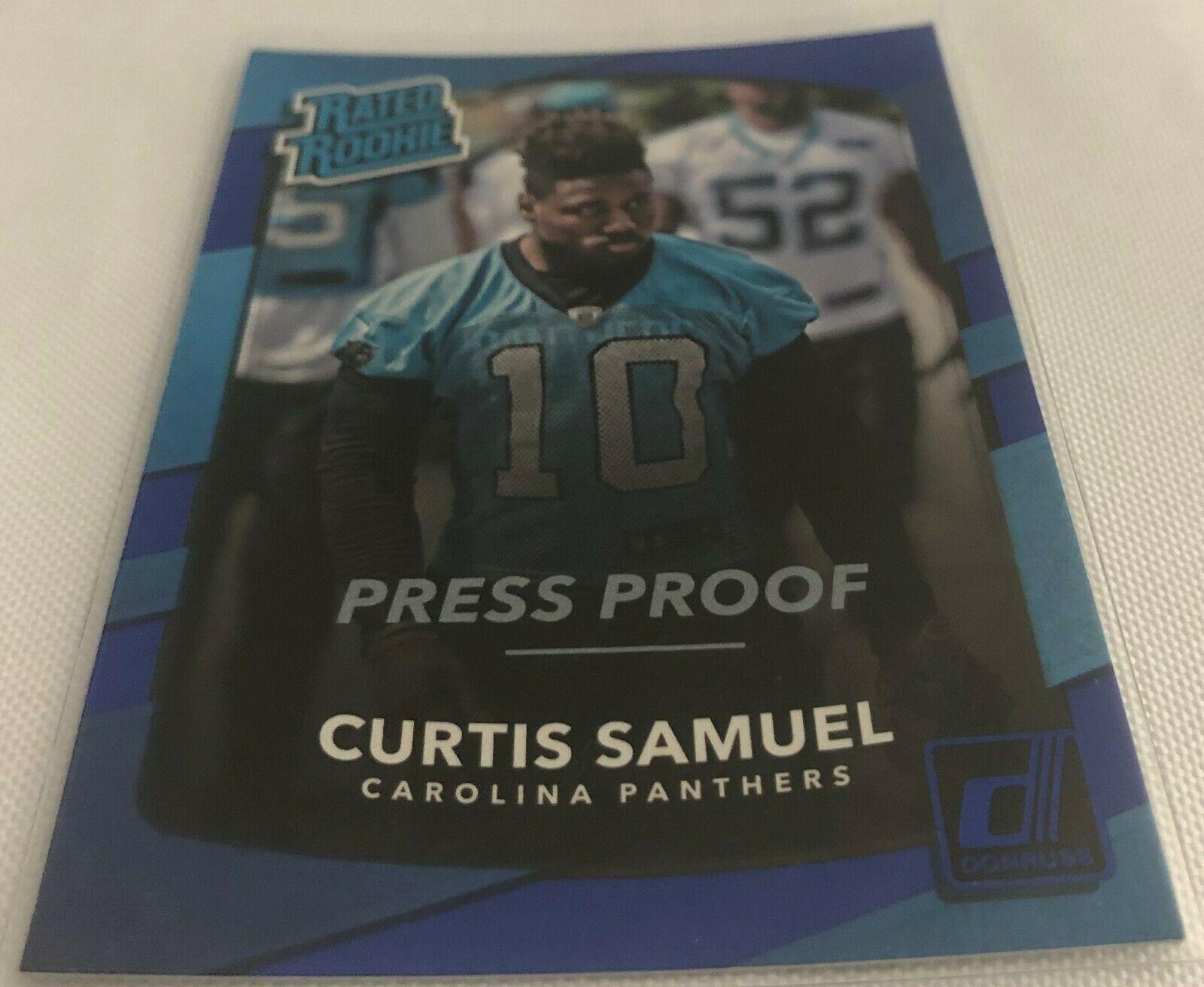 Curtis Samuel [Blue Press Proof] #346