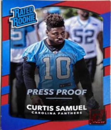 Curtis Samuel [Red Press Proof] #346
