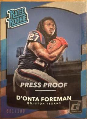 D'Onta Foreman [Blue Press Proof] #340