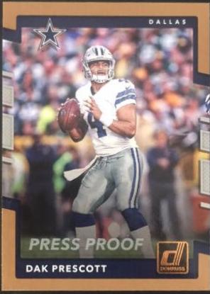 Dak Prescott [Bronze Press Proof] #39