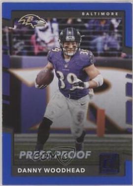 Danny Woodhead [Blue Press Proof] #254