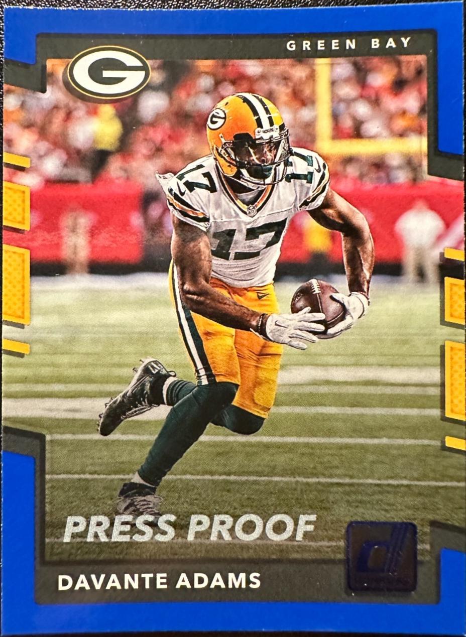 Davante Adams [Blue Press Proof] #77