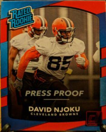David Njoku [Red Press Proof] #314