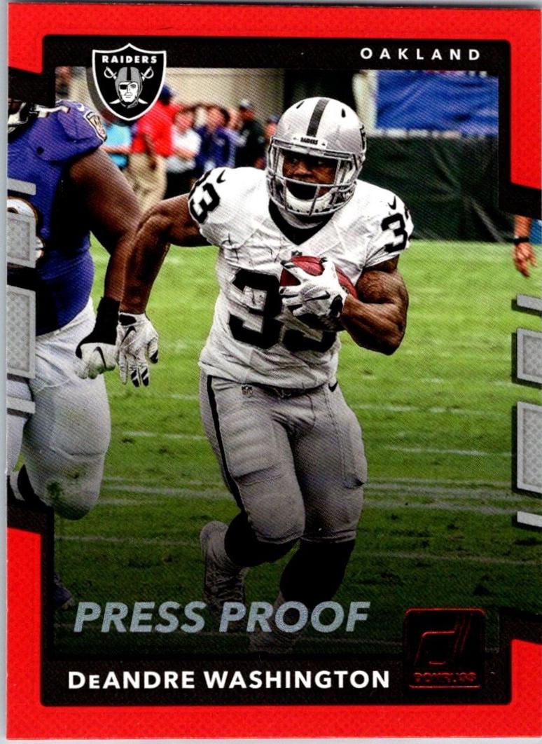 DeAndre Washington [Red Press Proof] #12