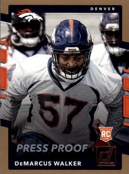 DeMarcus Walker [Bronze Press Proof] #371