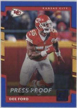 Dee Ford [Blue Press Proof] #212