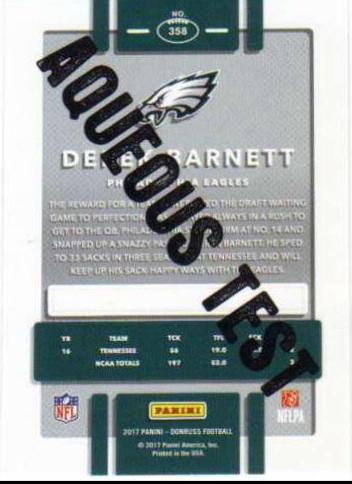 Derek Barnett [Aqueous Test] #358