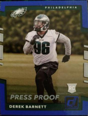 Derek Barnett [Blue Press Proof] #358