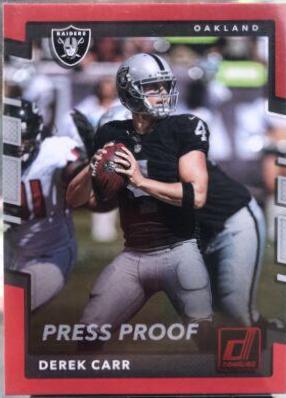 Derek Carr [Red Press Proof] #133