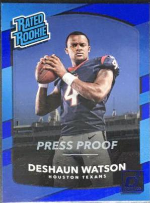 Deshaun Watson [Blue Press Proof] #345