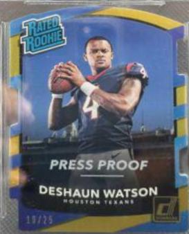 Deshaun Watson [Gold Die Cut Press Proof] #345