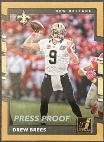 Drew Brees [Bronze Press Proof] #200