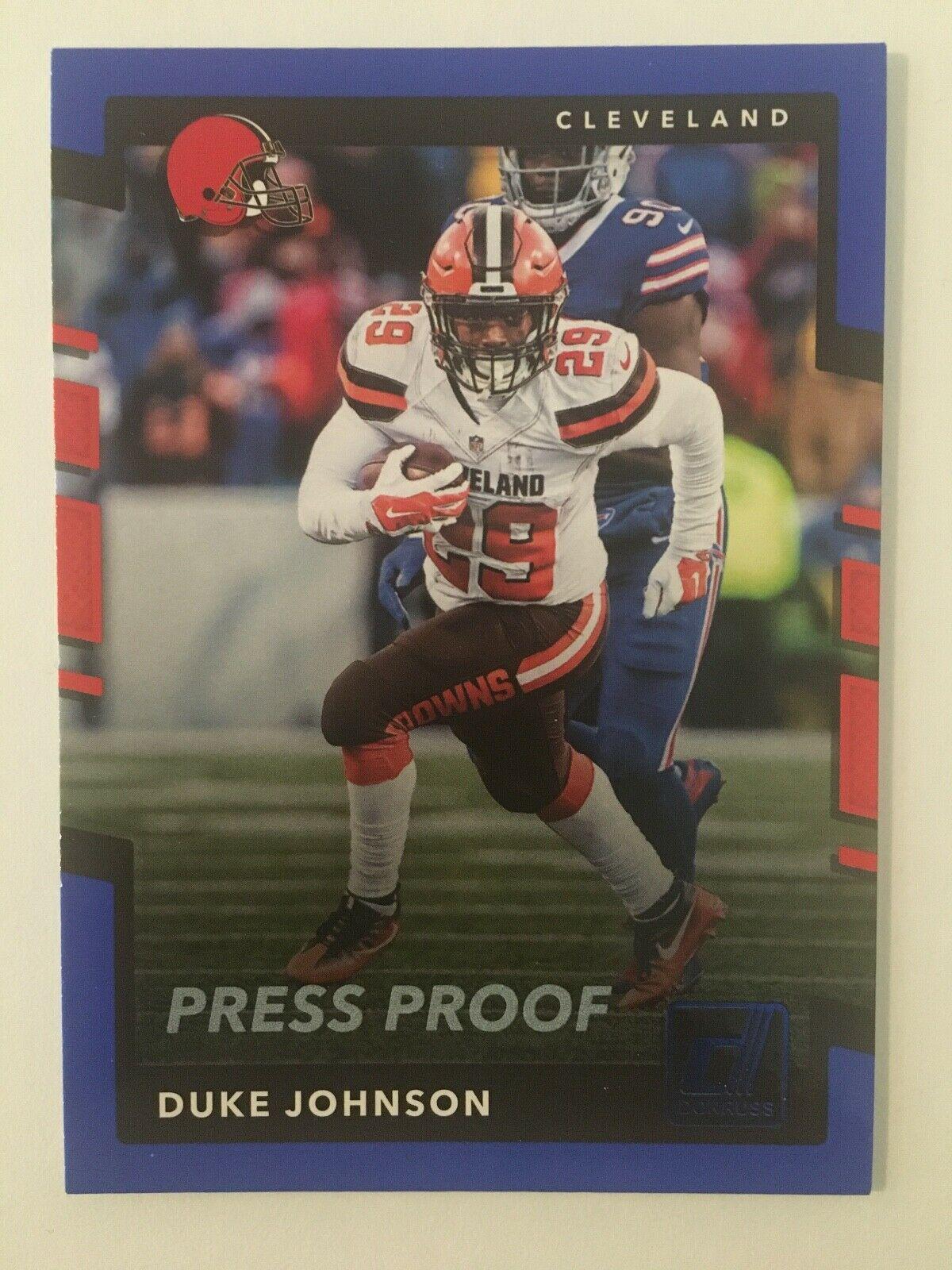 Duke Johnson [Blue Press Proof] #270