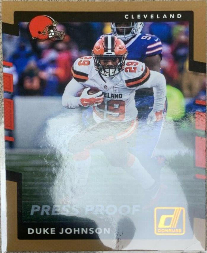 Duke Johnson [Bronze Press Proof] #270